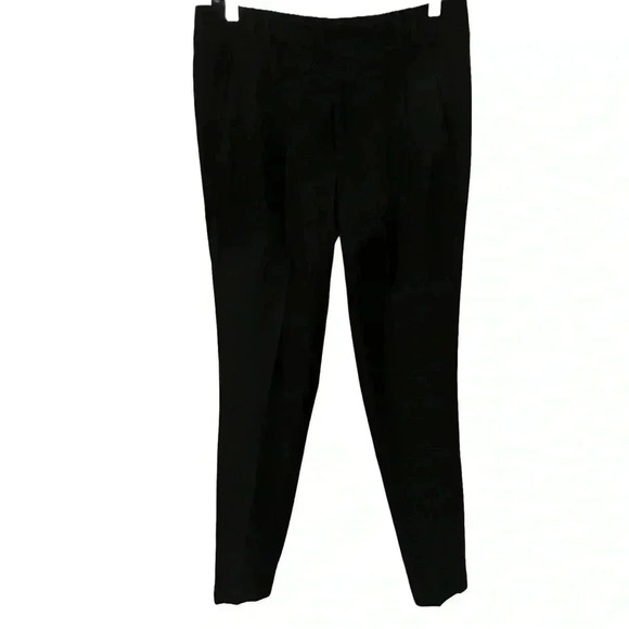 Helmut Lang Black Pleat Front Wool Blend Women’s Pants Lined Size 4 Excellent! - Picture 1 of 9